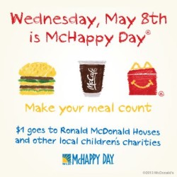 May 8th is McHappy Day