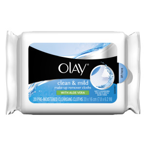 Olay Clean and Mild Make-up Remover Cloths for Sensitive Skin