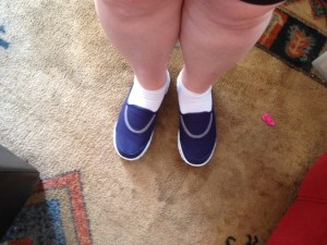 They look better on me WITHOUT socks