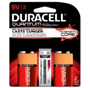 Duracell Quantum 9 Volt Battery Pack Shot